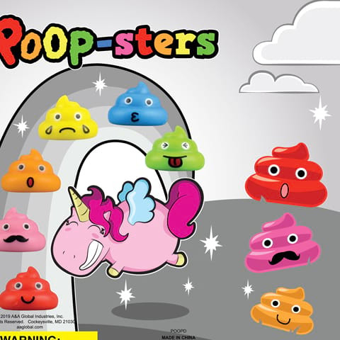 新品：フィギュア THE MAD CAPSULE MARKETS POCHI Poop-sters Vending Capsules (1 inch) 250 ct - CandyMachines.com