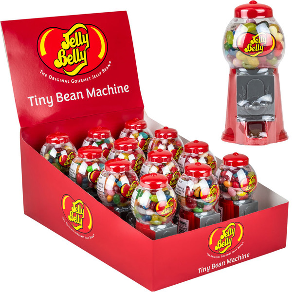 新品　美品　Jelly Belly Bean Machine【箱付き】 Jelly Belly Tiny Bean Machines (12 ct) 3 oz ea - CandyMachines.com