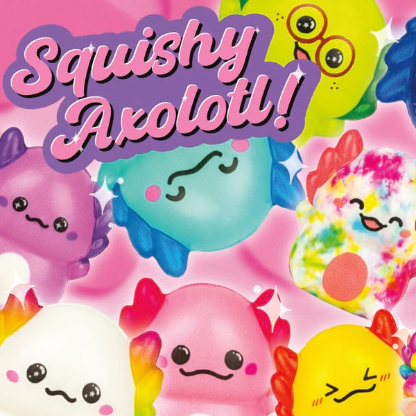 シリコンスクイーズBOX15 colorful-squishy-axolotl-