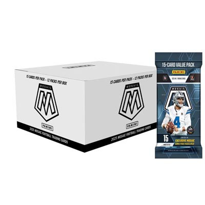 Panini™ Mosaic Football Cards Fat Pack Box 2025 (12pcs)