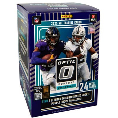 Panini™ Donruss Optic Football Trading Cards Blaster Box 2025 (6pcs)