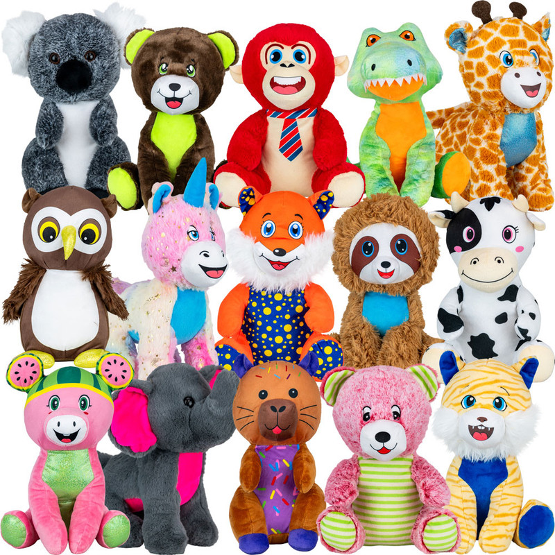 Jumbo Generic Plush #67 Mix (40 count) 12 inch -14 inch