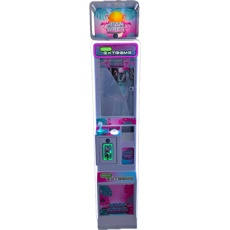 Miam Vibe Mini EXTREME - Mini Extreme Claw Vending Machine, 2-Year Warranty