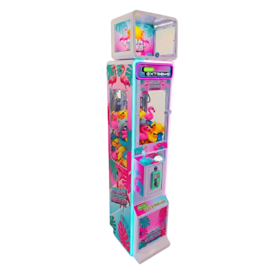 Miam Vibes Mini EXTREME - Mini Extreme Claw Vending Machine, 2-Year Warranty