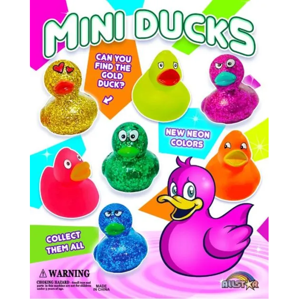Mini Ducks Vending Capsules (2 inch) 250 ct