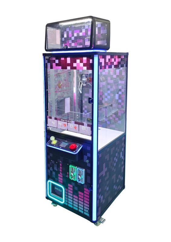8 Bit Black Mega Treasure Crane Machine (22-inch), 2-Year Warranty