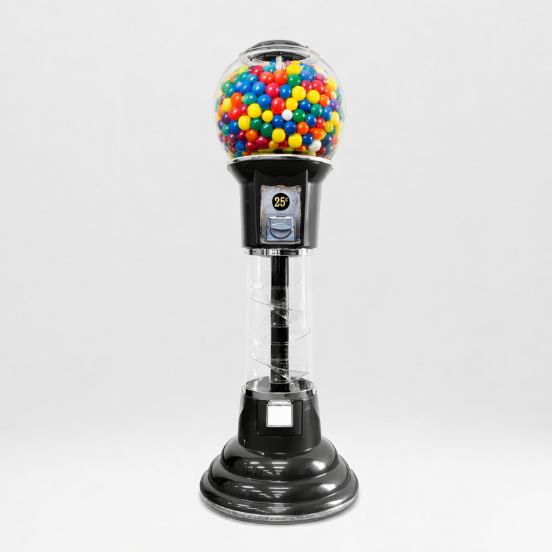 5' Spiral Spin N Drop Gumball Machine