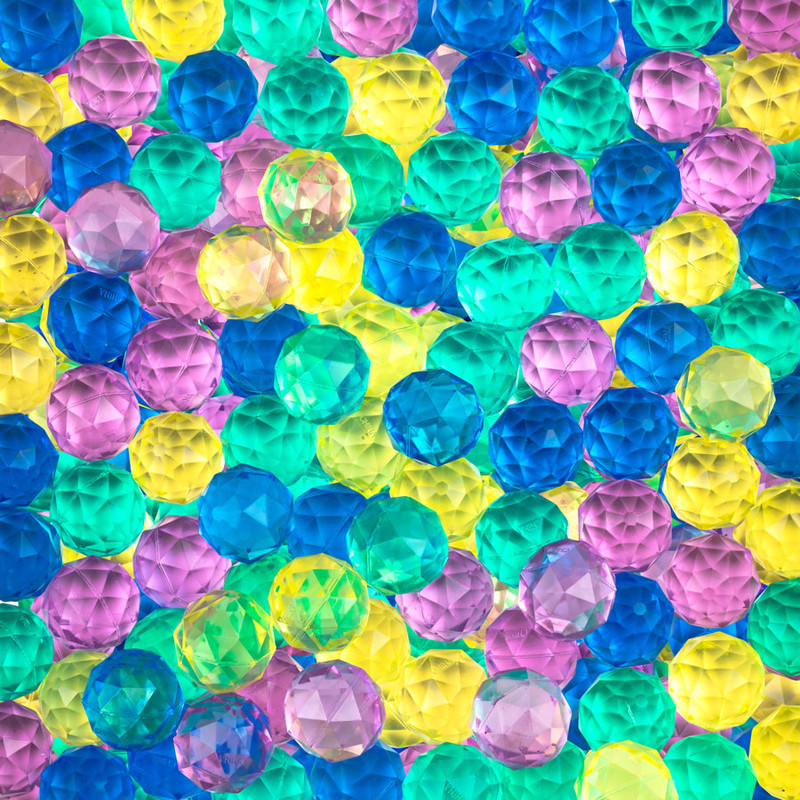 Diamond Cut 32mm Bouncy Balls (100 ct) Diamond Cut 32mm Bouncy Balls (100 ct)
