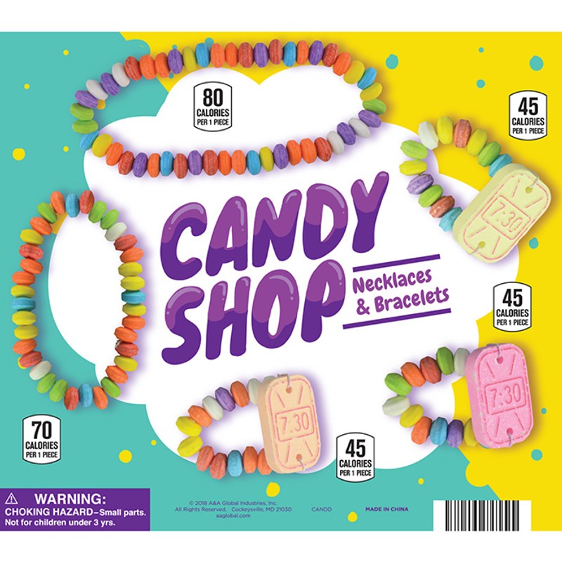 Candy Necklaces & Bracelets Vending Capsules (2-inch) 250 ct Candy Necklaces & Bracelets Vending Capsules (2-inch) 250 ct
