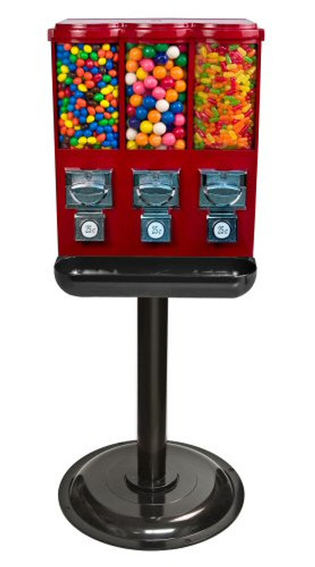 Triple Time Gumball and Candy Vending Machine Triple Time Gumball and Candy Vending Machine