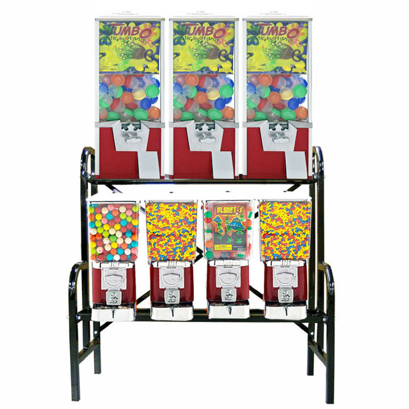 7 Unit Toy Vending Rack Combo 7 Unit Toy Vending Rack Combo