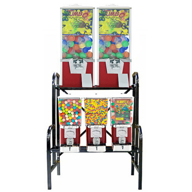 5 Unit Toy Vending Rack Combo 5 Unit Toy Vending Rack Combo