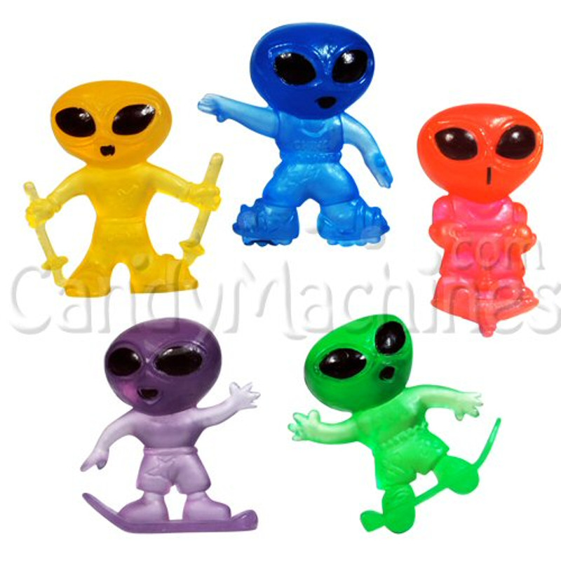 Mini Aliens Neon Series 5 Figurines Bulk Vending Toys