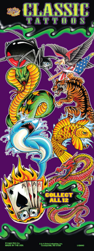 Liquid Skin Classic Vending Tattoos Liquid Skin Classic Vending Tattoos
