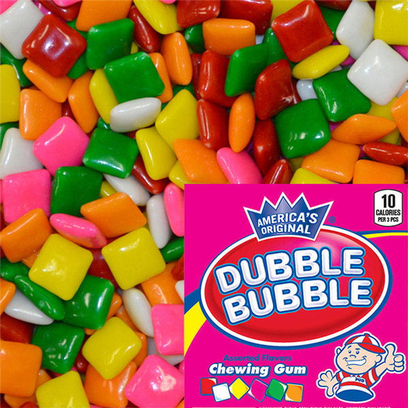 Dubble Bubble Assorted Flavor Gum Tabs Dubble Bubble Assorted Flavor Gum Tabs