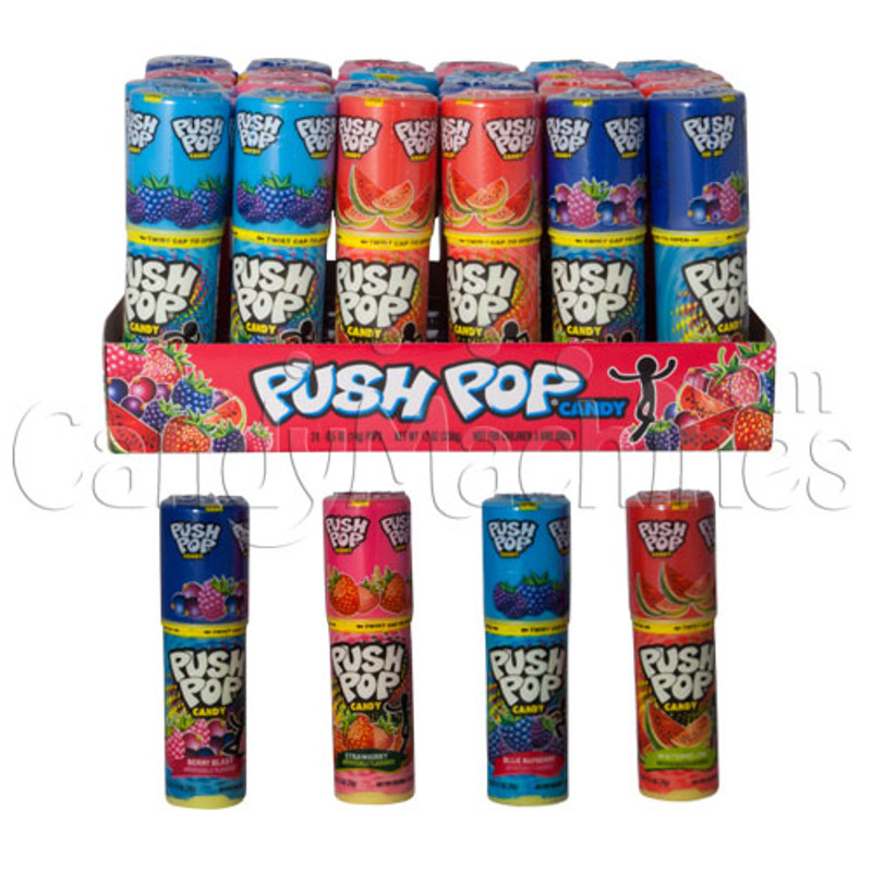 Push Pops Original Assortment Lollipops Push Pops Original Assortment Lollipops