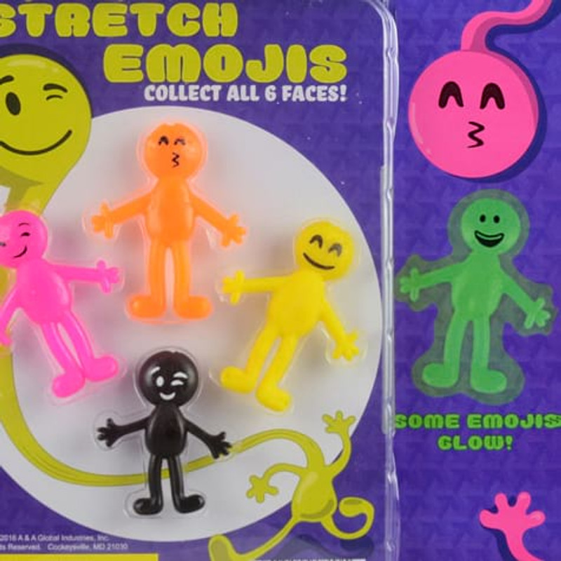 Stretch Emojis Vending Capsules (2-inch) 250 ct