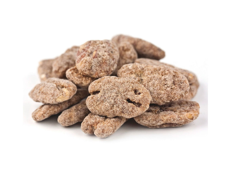 Cinnamon Coated Bulk Pecans 25 lbs