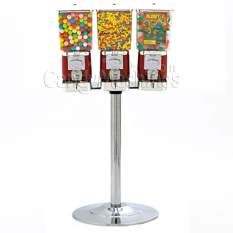 Supreme Metal Triple Head Bulk Vending Machine | Rhino Vending