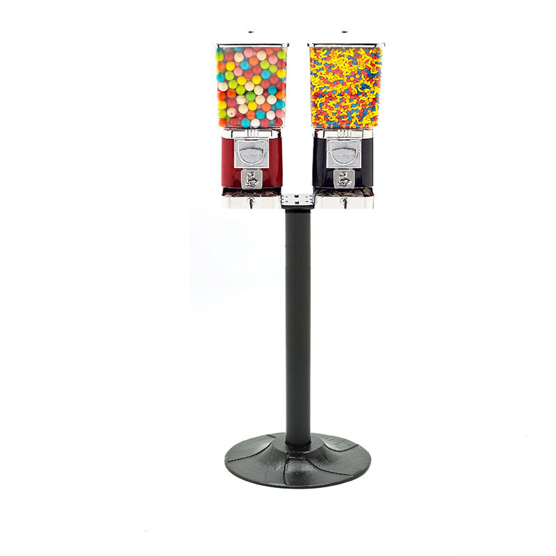 Rhino Pro Metal Two Head Bulk Vending Machines with Stand Rhino Pro Metal Two Head Bulk Vending Machines with Stand