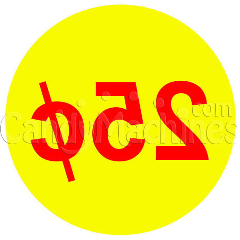 25 Cent Coin Vending Machine Decal Inside 25 Cent Coin Vending Machine Decal Inside