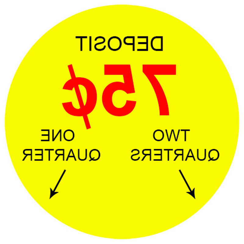 75 Cent 2-Slots Coin Vending Machine Decal Inside 75 Cent 2-Slots Coin Vending Machine Decal Inside