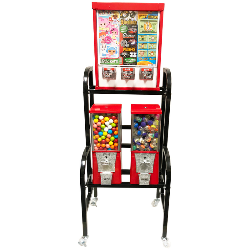 Eagle Sticker and Tattoo Bulk Vending Rack Eagle Sticker and Tattoo Bulk Vending Rack