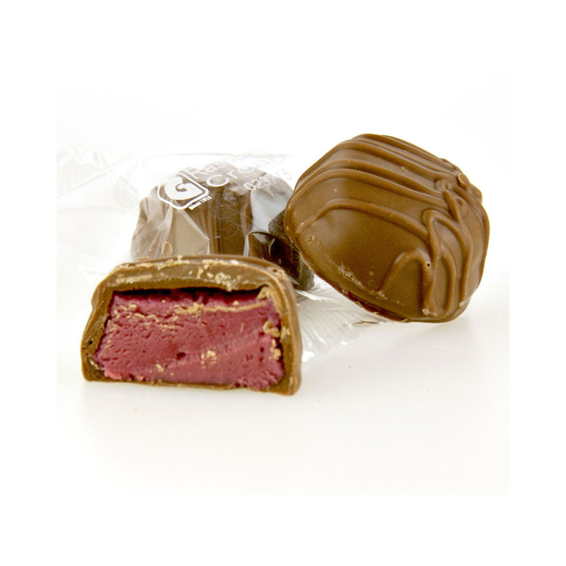 Milk Chocolate Raspberry Creams Bulk Candy 10 lbs Milk Chocolate Raspberry Creams Bulk Candy 10 lbs