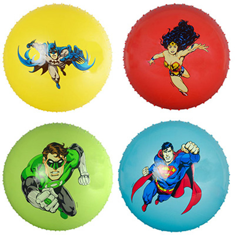 DC Comics 18 inch Assorted Knobby Balls 48 ct DC Comics 18 inch Assorted Knobby Balls 48 ct