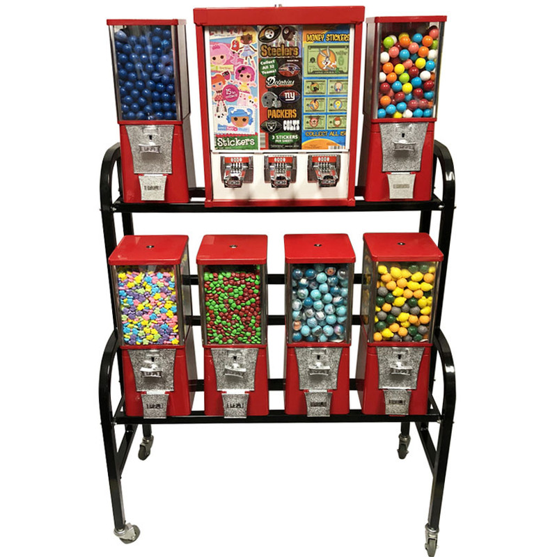 Eagle 7 Way Pro Sticker and Toy Vending Rack Eagle 7 Way Pro Sticker and Toy Vending Rack
