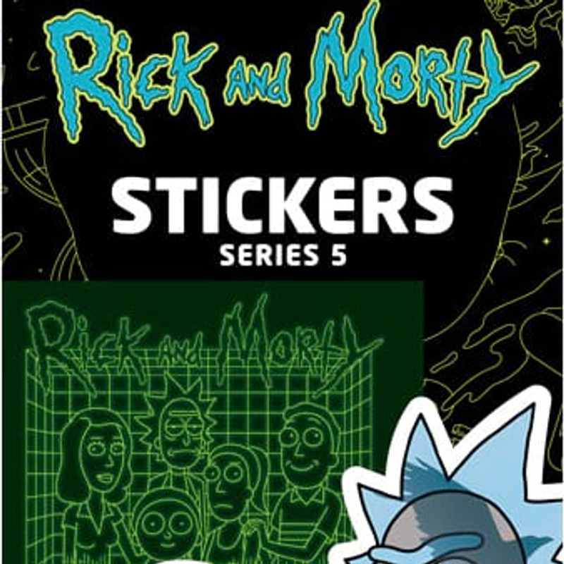 Rick and Morty Series 5 Vending Stickers (300 ct) Rick and Morty Series 5 Vending Stickers (300 ct)