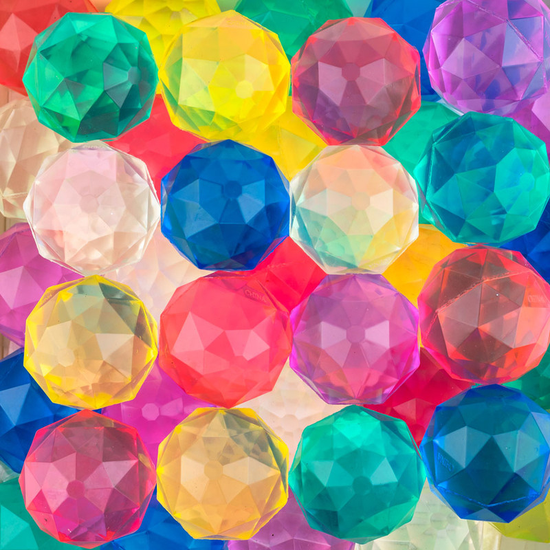 Diamond Cut 49mm Super Bouncy Balls (40 ct)