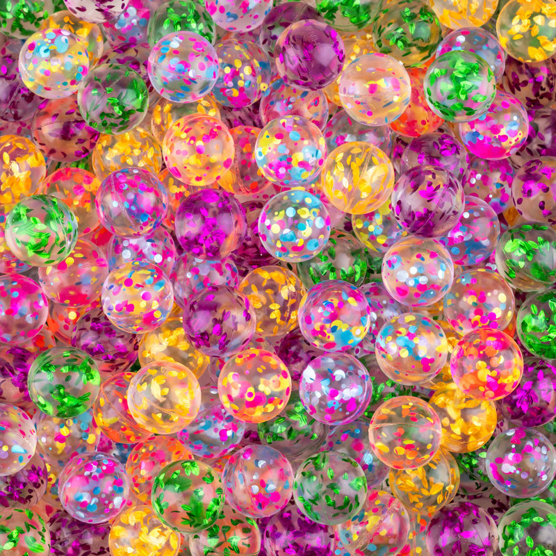 Confetti 27mm Bouncy Balls (250 ct)