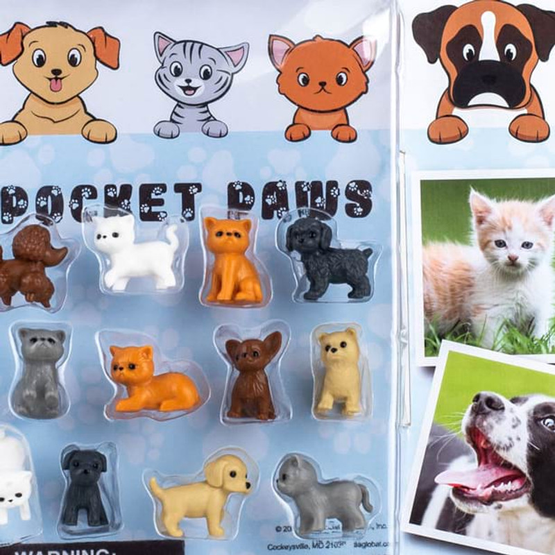 Pocket Paws Figures Vending Capsules (1 inch) 250 ct