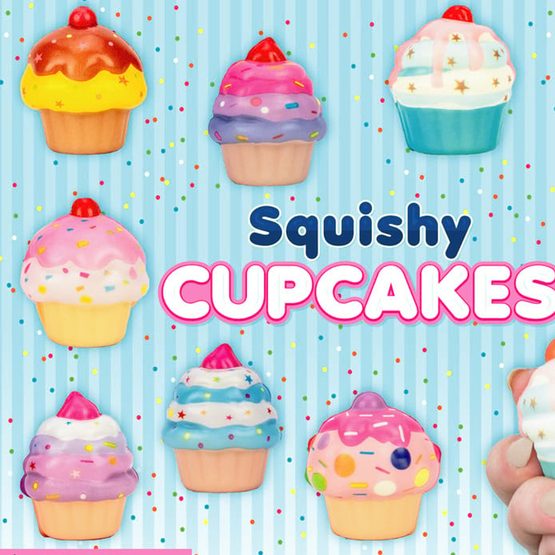 Squishy Cupcakes Vending Capsules (2 inch) 250 ct Squishy Cupcakes Vending Capsules (2 inch) 250 ct