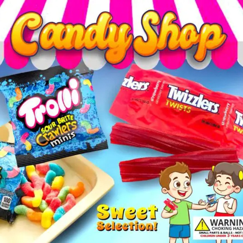 Candy Shop Vending Capsules (2 inch) 250 ct Candy Shop Vending Capsules (2 inch) 250 ct