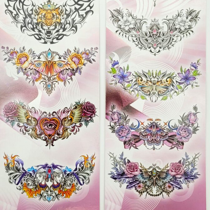 500 Empty Sticker/Tattoo Folders – 3" X 4.5" For Vending Machines & Trading | GumballStuff