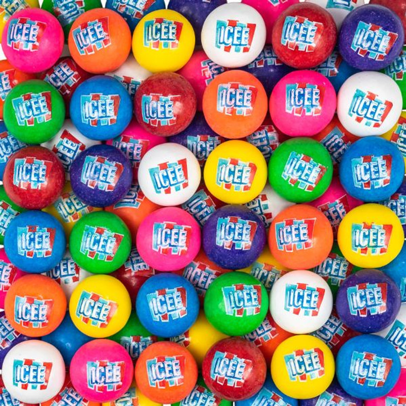 ICEE Logo Gumballs (1 inch) 900 ct ICEE Logo Gumballs (1 inch) 900 ct