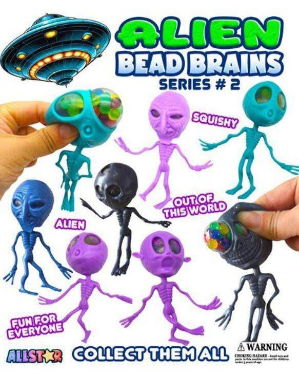 Alien Bead Brains Vending Capsules (2 inch) 250 ct