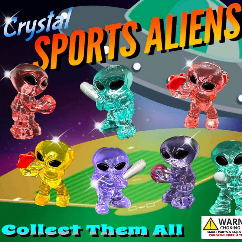Crystal Sports Aliens Vending Capsules (2 inch) 250 ct Crystal Sports Aliens Vending Capsules (2 inch) 250 ct
