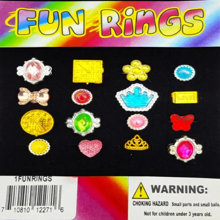 Fun Rings Vending Capsules (1 inch) 250 ct