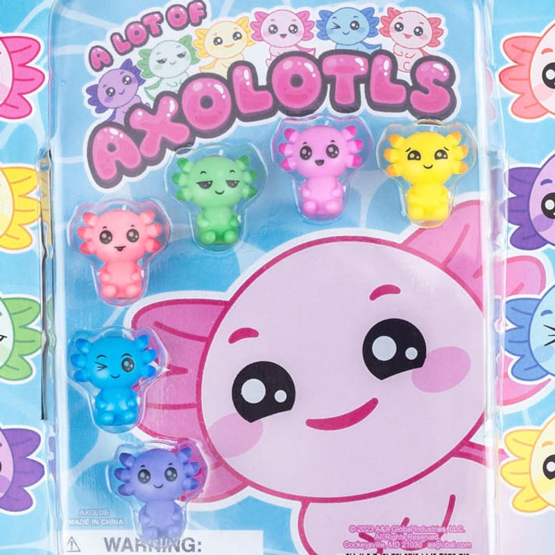 Axolotl Figurines Vending Capsules (2 inch) 250 ct Axolotl Figurines Vending Capsules (2 inch) 250 ct