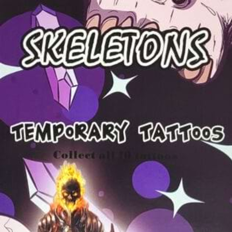 Skeletons Temporary  Vending Tattoos (300 ct) Skeletons Temporary  Vending Tattoos (300 ct)