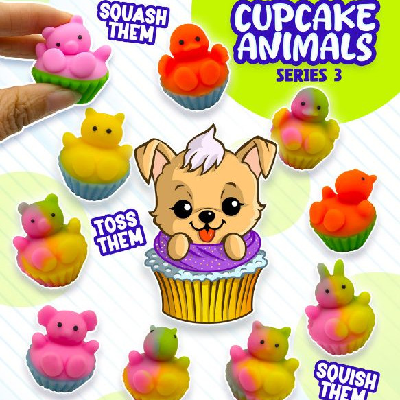 Cupcake Animals #3 Vending Capsules (2-inch) 250 ct