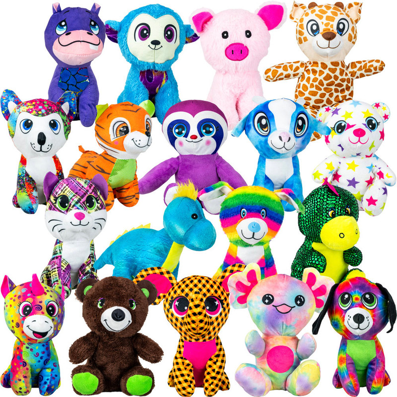 Medium Generic Plush #63 Mix (8-9 inch) 108 ct Medium Generic Plush #63 Mix (8-9 inch) 108 ct