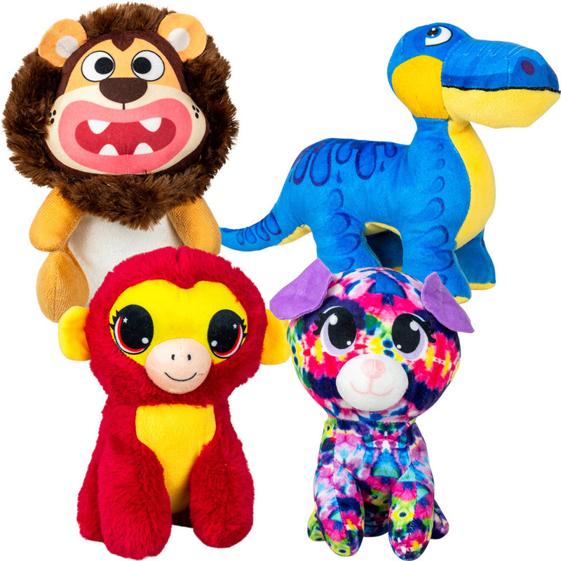 Stuffed toys 5点 grafix® squish bead plushies series 7 monsters fidget toy