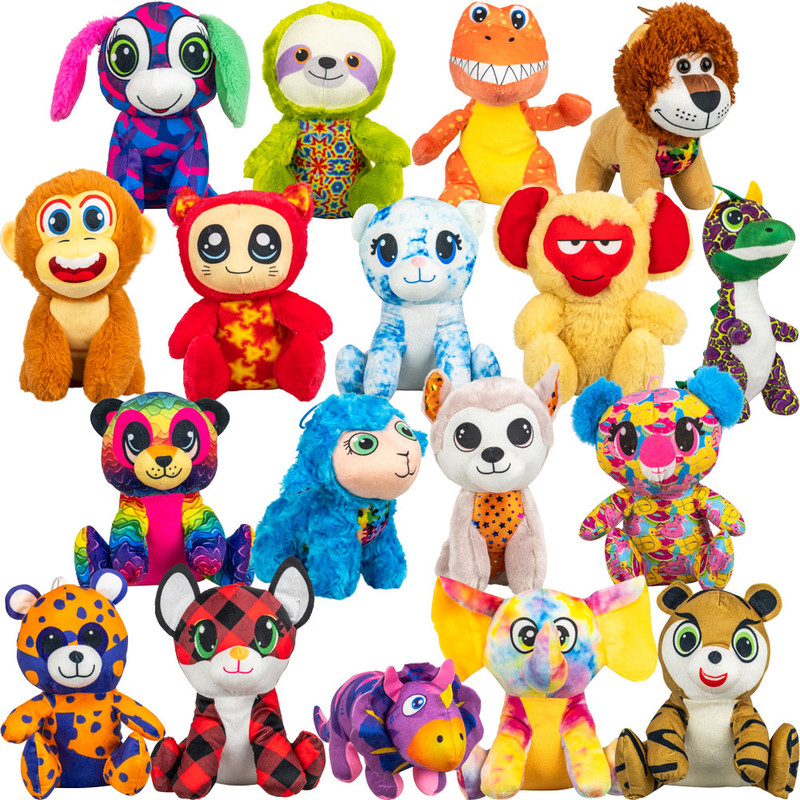Medium Generic Plush #66 Mix (8-9 inch) 108 ct Medium Generic Plush #66 Mix (8-9 inch) 108 ct