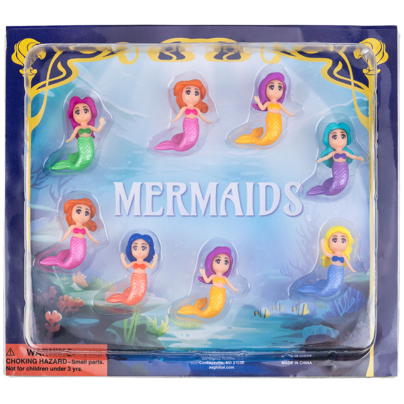 Mermaid Figurines Vending Capsules (2 inch) 250 ct