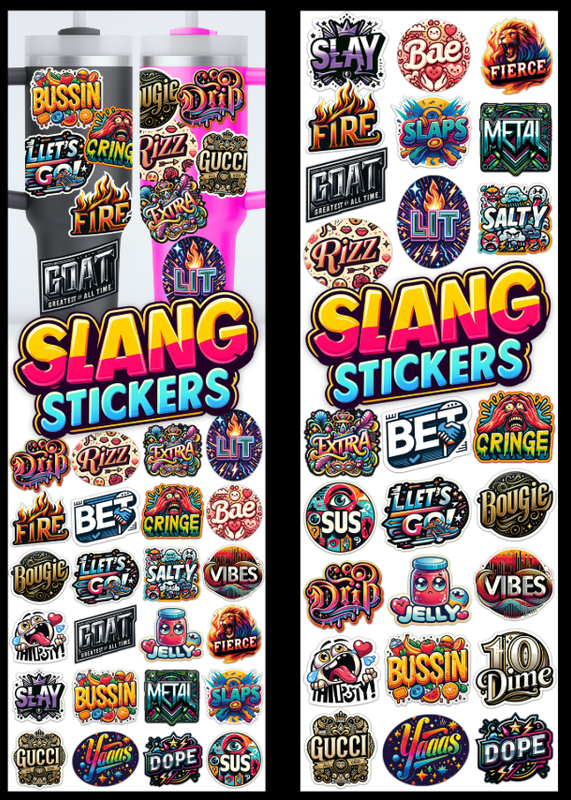 Slang Vending Stickers (300 ct)