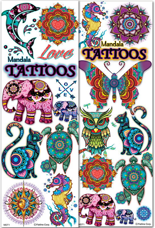 Mandala Temporary Tattoos (300 ct) Mandala Temporary Tattoos (300 ct)